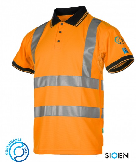 SIP POLO BROBY HI-VIZ ORANGE EN20471