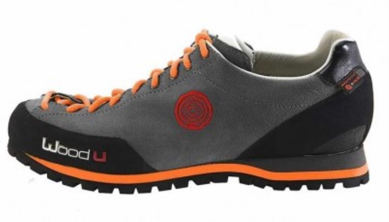 WOOD U LEAF ORANGE/GREY