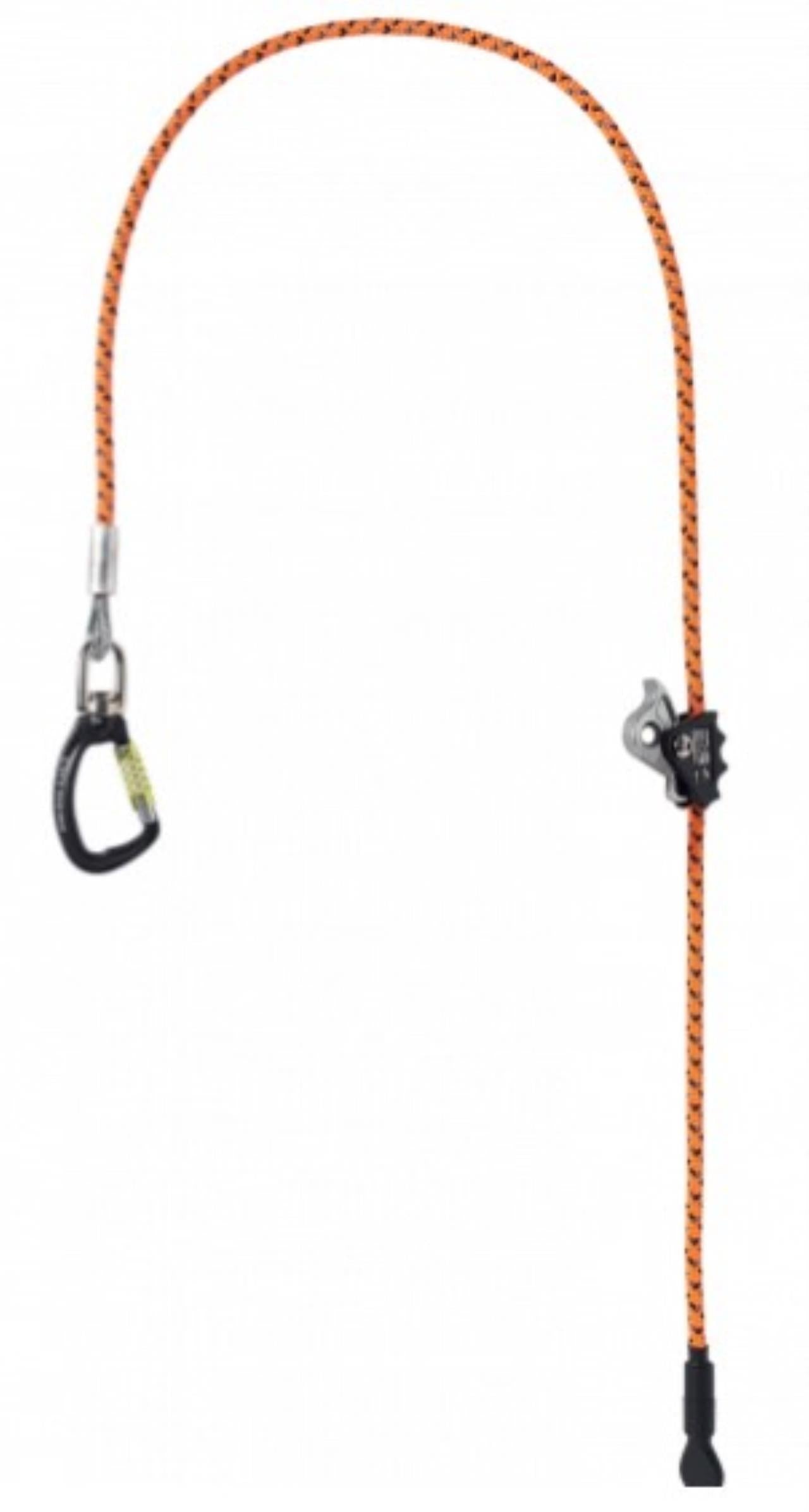 STILÉO LANYARD 3m w. ADJUSTER, & 1 SWIVEL CARABIN