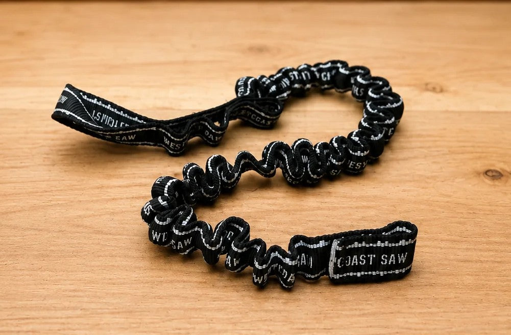 WEST COAST LANYARD BLACK/WHITE