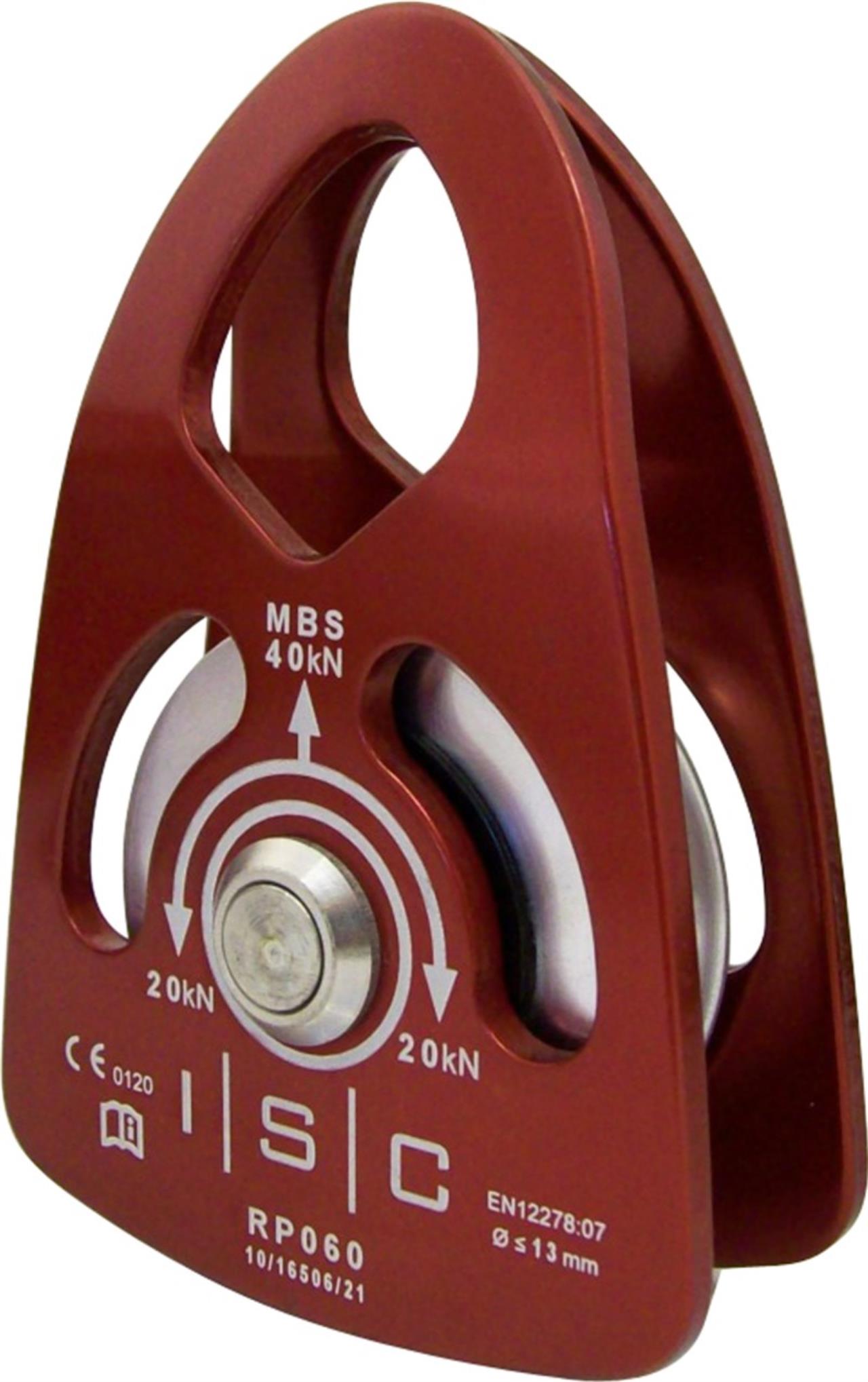 ISC SINGLE PULLEY FOR 13MM ROPE 40KN