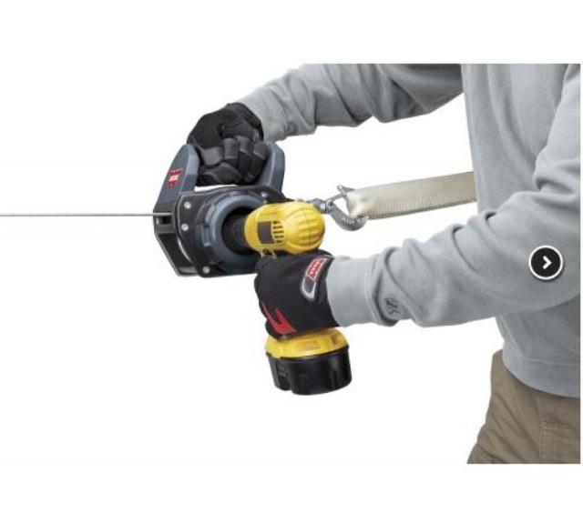 DRILL WINCH 340kg 12m WIRE