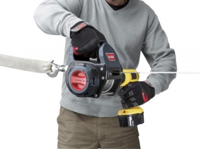 DRILL WINCH 340kg 12m SYNTETISK WIRE