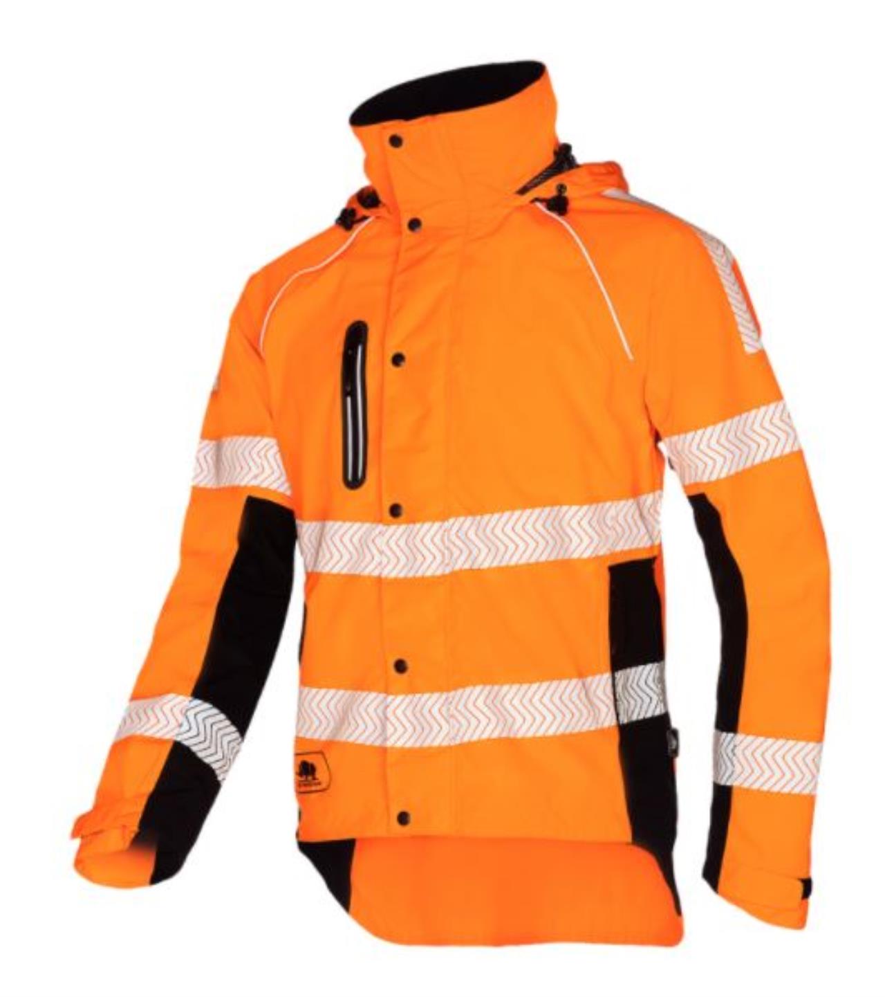 KEIU HI-VIZ RAIN JACKET EN 20471
