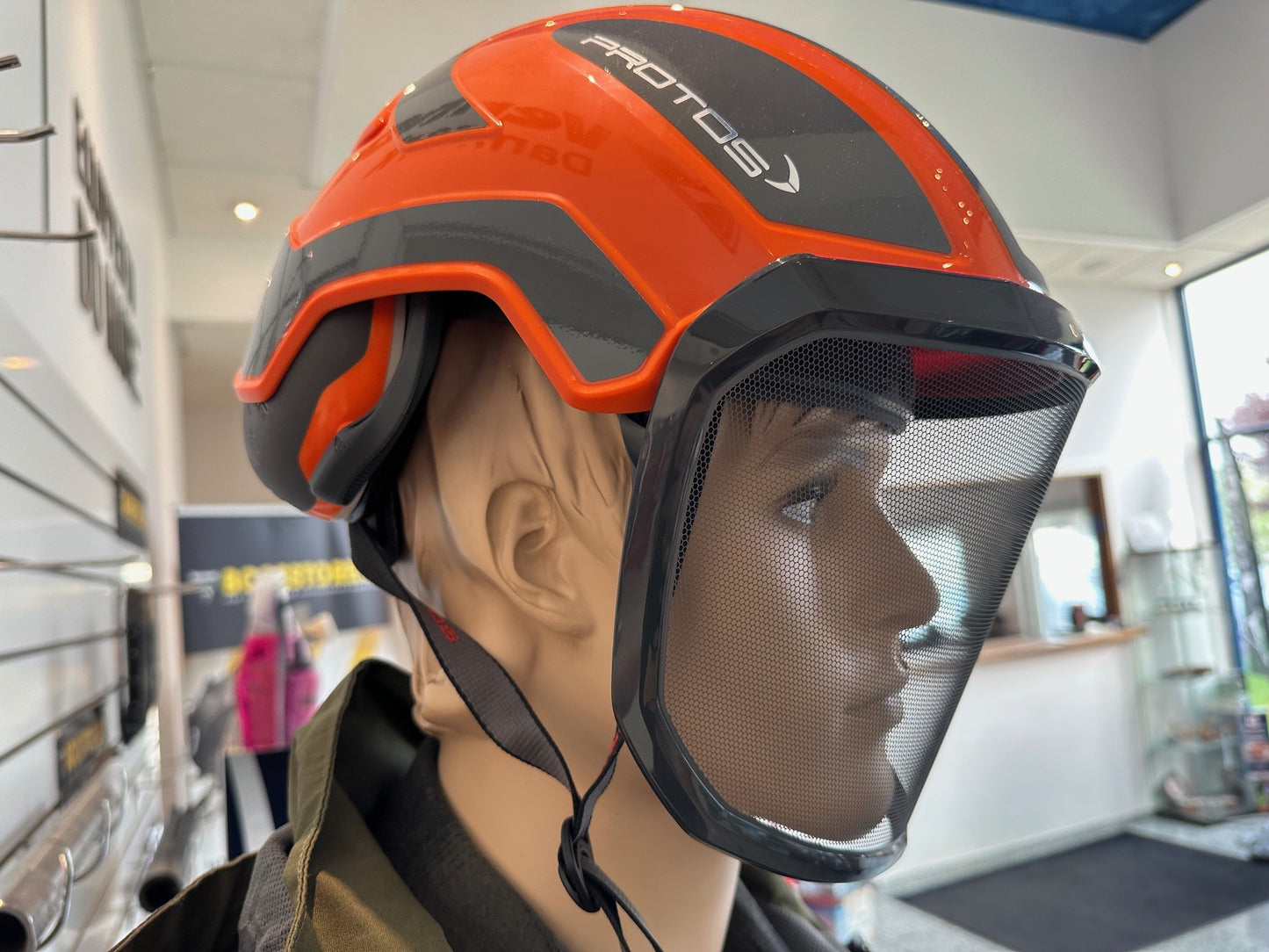 PROTOS ARBORIST ORANGE/GRÅ m. PELTOR
